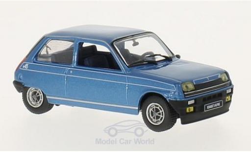 Modellautos Renault 5 Alpine 1/43 GTI Collection Alpine mettalic blau 1976 Renault 5 Alpine 1/43 GTI Collection Alpine mettalic blau 1976 modellautos
