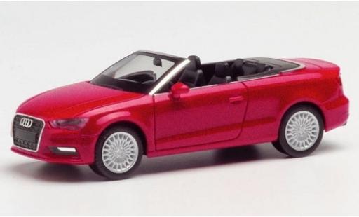 Modellautos Audi A3 1/87 Herpa Cabriolet mettalic rot Audi A3 1/87 Herpa Cabriolet mettalic rot modellautos