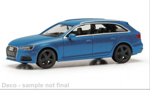 Audi A4 1/87 Herpa Avant blau 1:87 modellautos