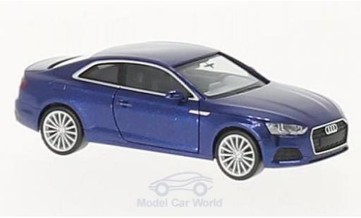 Modellautos Audi A5 1/87 Herpa Coupe mettalic blau Audi A5 1/87 Herpa Coupe mettalic blau modellautos