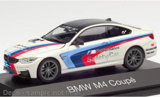 Bmw M4 1/43 Herpa weiss Safety Car 1:43 modellautos