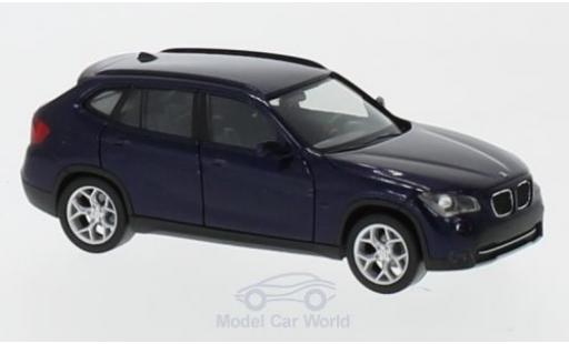 Bmw X1 1/87 Herpa mettalic blau modellautos