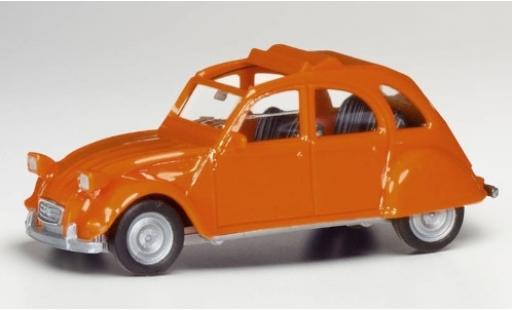 Modellautos Citroen 2CV 1/87 Herpa 2 CV orange Citroen 2CV 1/87 Herpa 2 CV orange modellautos