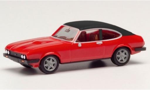 Modellautos Ford Capri 1/87 Herpa MK II rot/matt-schwarz Ford Capri 1/87 Herpa MK II rot/matt-schwarz modellautos
