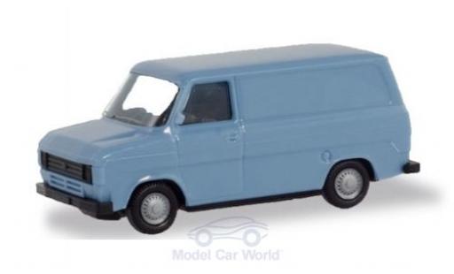 Modellautos Ford Transit 1/87 Herpa Kasten blau Ford Transit 1/87 Herpa Kasten blau modellautos