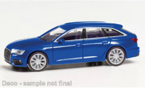 Modellautos Audi A6 1/87 Herpa Avant metallise bleu Audi A6 1/87 Herpa Avant metallise bleu modellautos