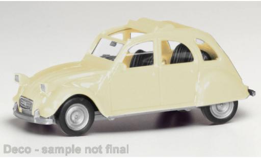 Modellautos Citroen 2CV 1/87 Herpa beige clair Citroen 2CV 1/87 Herpa beige clair modellautos