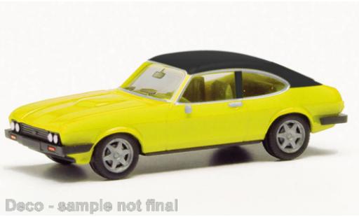Modellautos Ford Capri 1/87 Herpa MK III jaune/noire Ford Capri 1/87 Herpa MK III jaune/noire modellautos