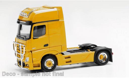 Modellautos Mercedes Actros 1/87 Herpa Gigaspace jaune Mercedes Actros 1/87 Herpa Gigaspace jaune modellautos