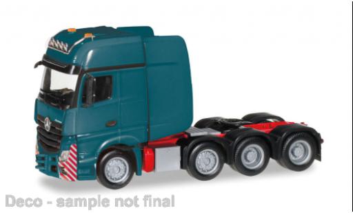 Modellautos Mercedes Actros 1/87 Herpa SLT türkis Mercedes Actros 1/87 Herpa SLT türkis modellautos