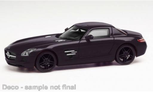 Mercedes SLS 1/87 Herpa AMG noire modellautos