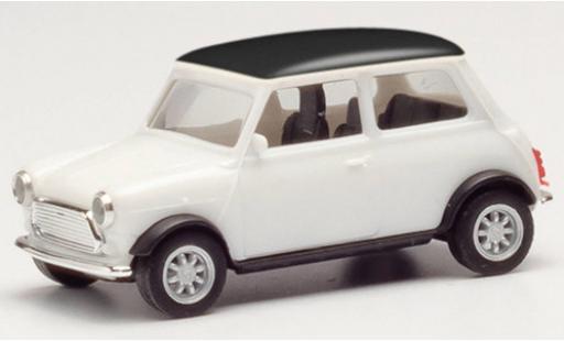 Mini Cooper 1/87 Herpa blanche/noire modellautos