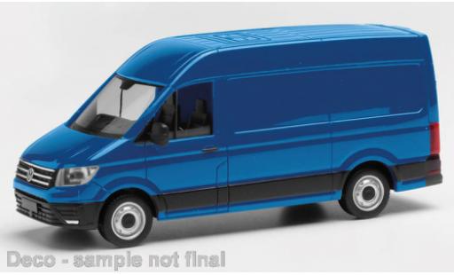 Volkswagen Crafter 1/87 Herpa fourgon HD bleu modellautos