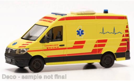 Volkswagen Crafter 1/87 Herpa RTW Luxambulance (L) modellautos