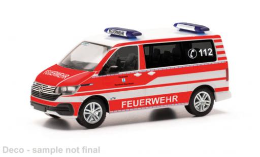Modellautos Volkswagen T6 1/87 Herpa .1 bus MTW pompiers Ransbach-Baumbach Volkswagen T6 1/87 Herpa .1 bus MTW pompiers Ransbach-Baumbach modellautos