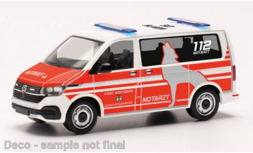 Modellautos Volkswagen T6 1/87 Herpa .1 bus pompiers Wolfsburg Volkswagen T6 1/87 Herpa .1 bus pompiers Wolfsburg modellautos