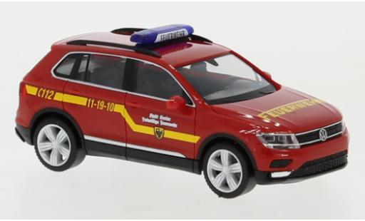Modellautos Volkswagen Tiguan 1/87 Herpa KW pompiers Goslar Volkswagen Tiguan 1/87 Herpa KW pompiers Goslar modellautos