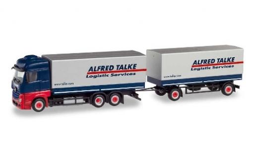 Modellautos Mercedes Actros 1/87 Herpa Bigspace Alfred Talke Plan-camion avec remorque Mercedes Actros 1/87 Herpa Bigspace Alfred Talke Plan-camion avec remorque modellautos