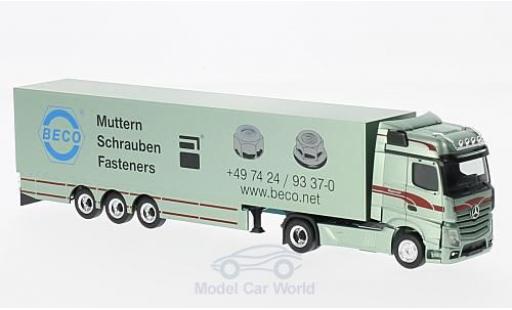 Modellautos Mercedes Actros 1/87 Herpa Bigspace Bagemühl Koffer-SZ ohne Vitrine Mercedes Actros 1/87 Herpa Bigspace Bagemühl Koffer-SZ ohne Vitrine modellautos