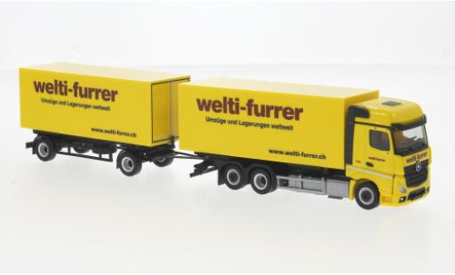 Mercedes Actros 1/87 Herpa Bigspace Welti-Furrer (CH) 1:87 modellautos