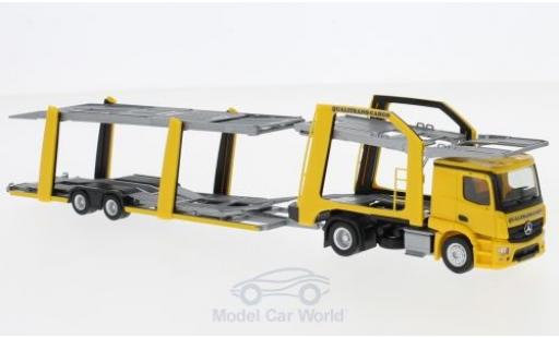 Modellautos Mercedes Actros 1/87 Herpa Eurolohr Qualitrans Cargo (HU) Autotansporter Mercedes Actros 1/87 Herpa Eurolohr Qualitrans Cargo (HU) Autotansporter modellautos
