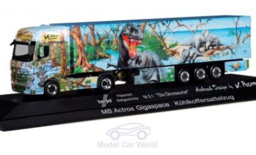 Modellautos Mercedes Actros 1/87 Herpa Gigaspace Weltgeschichte Nr.5.1 - Die Dinosaurier Kühlkoffer-Sattelzug Mercedes Actros 1/87 Herpa Gigaspace Weltgeschichte Nr.5.1 - Die Dinosaurier Kühlkoffer-Sattelzug modellautos