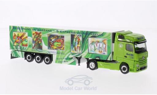 Modellautos Mercedes Actros 1/87 Herpa Gigaspace Wirtz Art Truck Kühlkoffer-SZ Mercedes Actros 1/87 Herpa Gigaspace Wirtz Art Truck Kühlkoffer-SZ modellautos