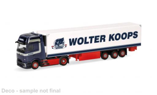 Mercedes Actros 1/87 Herpa L blau/weiss Wolter Koops 1:87 modellautos