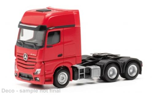 Mercedes Actros 1/87 Herpa L Gigaspace 6x4 rot 1:87 modellautos