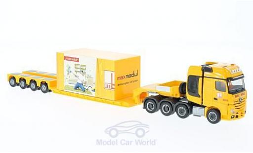 Modellautos Mercedes Actros 1/87 Herpa SLT Max Bögl Tieflade-SZ mit Ladegut Mercedes Actros 1/87 Herpa SLT Max Bögl Tieflade-SZ mit Ladegut modellautos