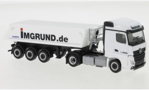 Modellautos Mercedes Actros 1/87 Herpa Streamspace 2.5 Imgrund Schmitz Kipp-Sattelzug Mercedes Actros 1/87 Herpa Streamspace 2.5 Imgrund Schmitz Kipp-Sattelzug modellautos