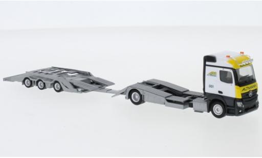 Modellautos Mercedes Actros 1/87 Herpa Streamspace ARS (Bayern / Wolnzach) LKW-Transporter-Hängerzug Mercedes Actros 1/87 Herpa Streamspace ARS (Bayern / Wolnzach) LKW-Transporter-Hängerzug modellautos