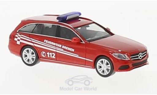 Mercedes Classe C 1/87 Herpa T-Modell Feuerwehr Bremen modellautos