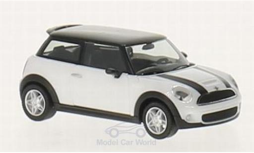 Mini Cooper S 1/87 Herpa S weiss/schwarz modellautos