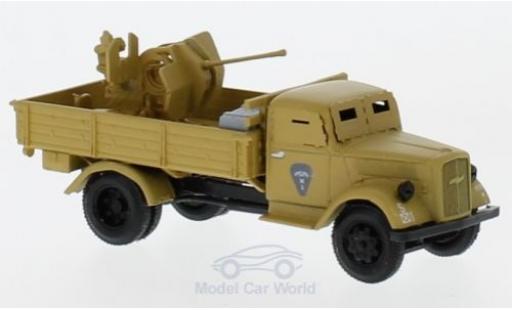 Modellautos Opel Blitz 1/87 Herpa braun gepanzert mit 20mm Kanone Opel Blitz 1/87 Herpa braun gepanzert mit 20mm Kanone modellautos