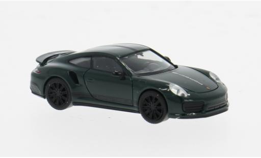 Porsche 991 Turbo 1/87 Herpa 911  grün 1:87 modellautos