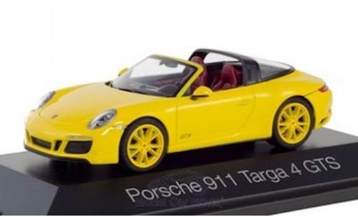Modellautos Porsche 992 Targa 1/43 Herpa 911 Targa 4 GTS () gelb Porsche 992 Targa 1/43 Herpa 911 Targa 4 GTS () gelb modellautos