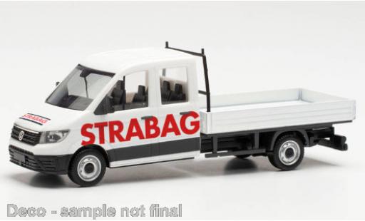Volkswagen Crafter 1/87 Herpa Doppelkabine Pritsche STRABAG modellautos