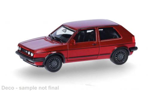 Volkswagen Golf 1/87 Herpa II GTI rot 1:87 modellautos