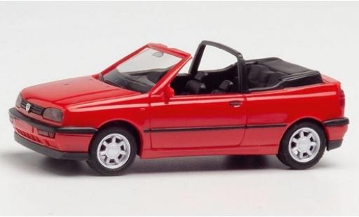Volkswagen Golf 1/87 Herpa III Cabriolet rot modellautos