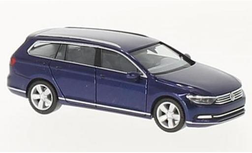 Modellautos Volkswagen Passat 1/87 Herpa Variant mettalic blau Volkswagen Passat 1/87 Herpa Variant mettalic blau modellautos