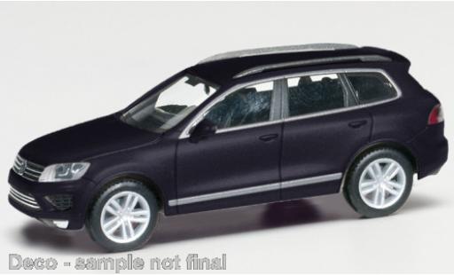 Modellautos Volkswagen Touareg 1/87 Herpa mettalic schwarz Volkswagen Touareg 1/87 Herpa mettalic schwarz modellautos