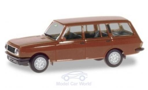 Modellautos Wartburg 353 1/87 Herpa Tourist braun 1984 Wartburg 353 1/87 Herpa Tourist braun 1984 modellautos