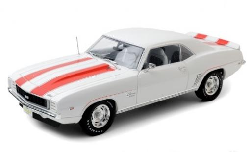 Chevrolet Camaro 1/18 Highway 61 Z10 weiss/orange 1969 modellautos