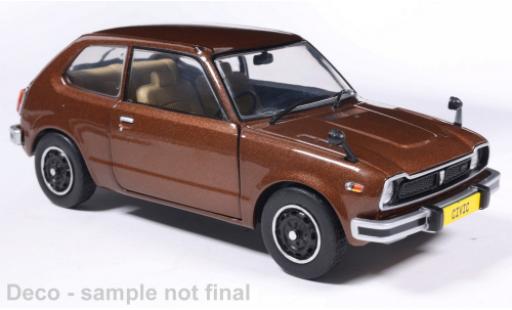 Modellautos Honda Civic braun 1972 1/24 WhiteBox