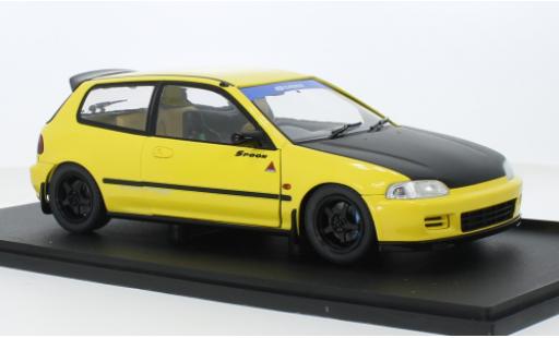 Honda Civic 1/18 Solido (EG6) gelb/schwarz 1991 1:18 modellautos