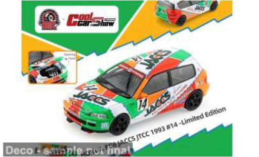 Honda Civic 1/64 BM Creations (EG6) JTCC Mooncraft JACCS #14 N.Hattori/K.Kaneishi 1:64 modellautos