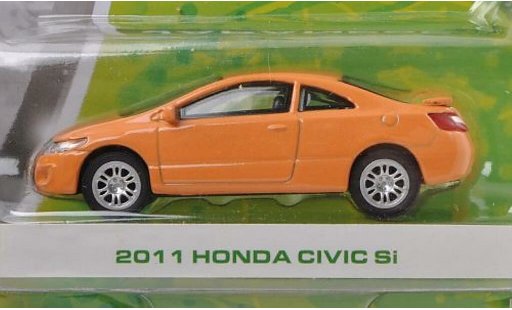 Honda Civic Si 1/64 Greenlight orange-beige 2011 modellautos