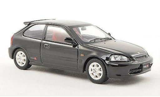 Honda Civic Type R 1/43 Ebbro (EK9) schwarz RHD fruhe Ausfuhrung modellautos