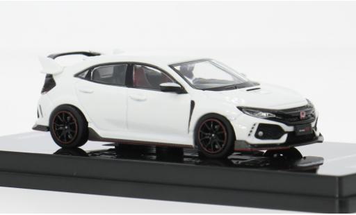 Honda Civic 1/64 INNO64 Type R (FK8) weiss 2017 1:64 modellautos